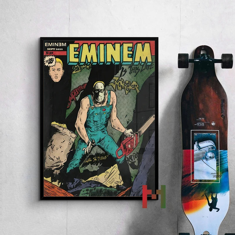 Eminem Rap Music Canvas Wall Art