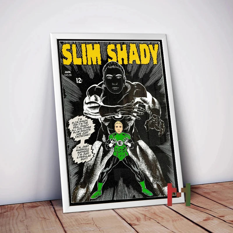 Eminem Rap Music Canvas Wall Art